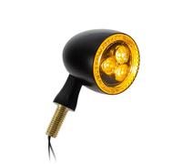 Kellermann Bullet 1000 - Coppia di indicatori di direzione a LED oscurati, anteriori o posteriori, colore: Nero