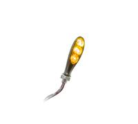 Kellermann Blinker Micro Sdark, nero, vetro colorato, per anteriore e posteriore, pezzi, nero per maschi