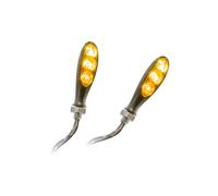 Micro S Scuro Indicatore Di Kellermann Nero Universale Moto Paia