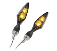 Kellermann Rhombus Scuro Indicatori LED Nero Coppia