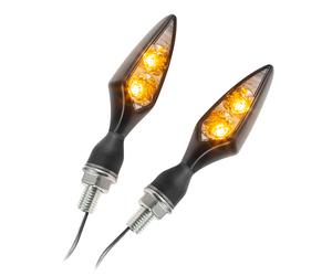 Kellermann Rhombus Extreme LED Freccia Nero Anteriore Coppia