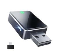 Kello Adattatore wireless CarPlay per Apple Carplay e Android Auto, converte cablato in wireless con interruttore multi-dispositivo con un clic, connessione automatica veloce, supporta iOS 10+/Android