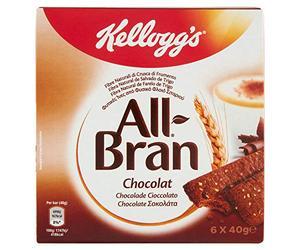 Kellogg's Barretta All Bran Cioccolato - 240 Gr