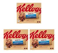 Kellogg's Barretta | Gusto Mandorle e Cioccolato al Latte | Ricca di Fibre e con 41% di Frutta Secca | 4 barrette da 32g (Confezione da 384g)
