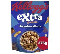 Kellogg's Cereali Extra | Gusto Cioccolato al Latte | Granola con Avena Croccante | Confezione Singola da 375 g (1 x 375g)