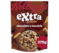 Kellogg's Cereali Extra | Gusto Cioccolato e Nocciole | Granola con Avena Croccante | Confezione Singola da 375g (1 x 375g)