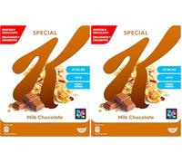Kellogg's Cereali Special K con Cioccolato Latte, 375g (Confezione da 2)