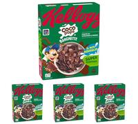 Kellogg's Coco Pops | Barchette al Cioccolato | con Frumento Tostato e Cioccolato | Confezione Singola da 330g (1 x 330g) (Confezione da 4)