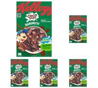 Kellogg's Coco Pops | Barchette al Cioccolato | con Frumento Tostato e Cioccolato | Confezione Singola da 400g (1 x 400g) (Confezione da 5)