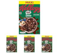 Kellogg's Coco Pops | Barchette al Cioccolato | con Frumento Tostato e Cioccolato | Confezione Singola da 580g (1 x 580g) (Confezione da 4)