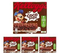 Kellogg's Coco Pops Barrette | Barrette di riso soffiato al cacao | Confezione da 480g (6 x 20g)