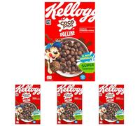 Kellogg's Coco Pops | Palline al Cioccolato | con Mais al Cacao Tostato | Confezione Singola da 400g (1 x 400g) (Confezione da 4)