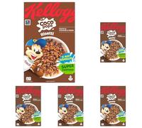 Kellogg's Coco Pops | Risetti al Cioccolato | Delizioso Riso Soffiato con Cacao | Confezione Singola da 400g (1 x 400g) (Confezione da 5)