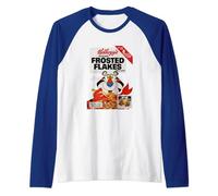 Kellogg's Frosted Flakes 1980's - Scatola per cereali Tony the Tiger Maglia con Maniche Raglan