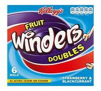 Kelloggs Fruit Winders Strawberry & Blackcurrant 6 x 17g