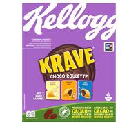 Kellogg's Krave Roulette Cereali Nocciola e Cioccolato 375g