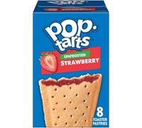 Kelloggs Pop Tarts - 8 pasticcini alla fragola senza glassa, 384 g