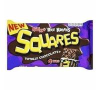 Kelloggs Rice Krispie Squares Chocolatley 4 Barrette 36 Grammi - Confezione da 6