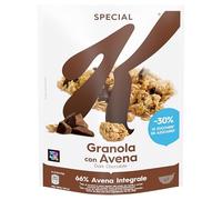 Kellogg's Special K | Gusto Cioccolato Fondente | Granola con Avena Croccante e Deliziosi Riccioli di Cioccolato | 66% Avena Integrale | Confezione Singola da 320g (1 x 320g)