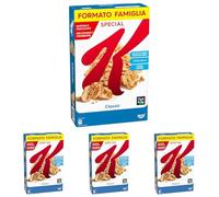Kellogg's Special K | Gusto Classico | Croccanti Fiocchi Multicereali | con Riso, Frumento Integrale e Orzo | Formato Famiglia | Confezione Singola da 550g (1 x 550g) (Confezione da 4)