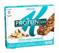 Kellogg's Special K Protein Barretta, Cacao, Cocco e Anacardi, 4 x 28g