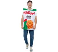 KelloggsAdulto Unisex Corn Flakes Scatola di Cereali Costume (SM2853)