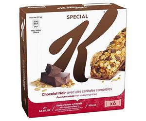 Kellog's - Barrette speciali K per cereali, pepite al cioccolato, 129 g, 4 articoli