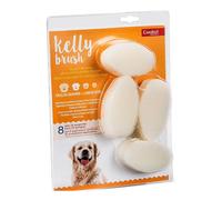 Kelly brush spugnetta abrasiva per cani di taglia grande 16 pezzi