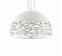 Kelly Dome Lampadario Grande Bianco Opaco