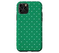 Kelly Green Polka Dots Aesthetic Polkadots Minimalist Women Custodia per iPhone 11 Pro