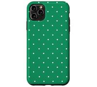Kelly Green Polka Dots Aesthetic Polkadots Minimalist Women Custodia per iPhone 11 Pro Max