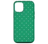 Kelly Green Polka Dots Aesthetic Polkadots Minimalist Women Custodia per iPhone 12/12 Pro