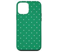 Kelly Green Polka Dots Aesthetic Polkadots Minimalist Women Custodia per iPhone 12 mini