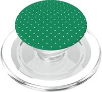Kelly Green Polka Dots Aesthetic Polkadots Minimalist Women PopSockets PopGrip per MagSafe