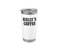 Kelly's Coffee Nome Kelly personalizzato Bicchiere termico in acciaio inox doppia parete