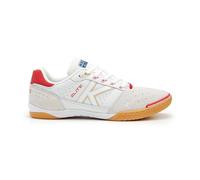 KELME Zapatillas de Fútbol Sala Elite, Scarpe da Ginnastica Unisex-Adulto, Bianco, 40.5 EU