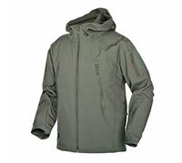 Kelmon Uomo Tattico Softshell Giacca Multifunzionale Outdoor Camouflage Militare Pile Fodera Impermeabile Antivento Calda Cappuccio Cappotto