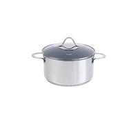 KELOMAT Pentola per carne 24cm / 5,7l Perfekt Acciaio Inox Antiaderente argento