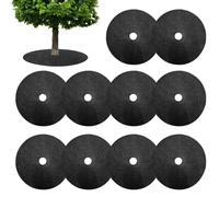 keloppasit 10 tappetini protettivi per alberi ad anello di pacciamatura, tappetino protettivo per radici, tappetini per fragole, tappetini protettivi per alberi ispessiti, anello per pacciamatura per