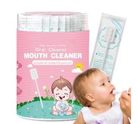 keloppasit Baby Cleaner, pulitore per gengive in garza, portatile, flessibile, per la cura della lingua, della bocca e dei denti del bambino