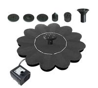 keloppasit Fontana Solare Per Uccelli | Vasca Per Uccelli Ad Energia Solare - Vasca per con Cascata per Esterni Giardino Terrazzo Patio Cortile