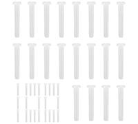 keloppasit Occhielli Per Racchette Badminton | 100 Pezzi Passacavi per Badminton | Sostituzione Occhielli in Nylon, Kit Di Stringatura Bianco Trasparente