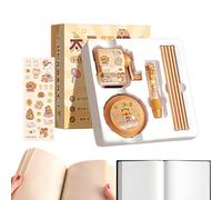 keloppasit Set di Cancelleria - Set Adorabile Estetica Bambini Cartoon | Include Temperamatite, Aspirapolvere Elettrico, Gomma, Matite Per Bambini E Ragazzi