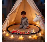 keloppasit Set di Elettrico per il Natale,Modello Di Albero Giocattolo Per Sotto L'Albero Di Natale | Elettrico Per Bambini Con Luci E Suono,Per Bambini Piccoli E Ragazzi Famiglia Feste E Compleanno