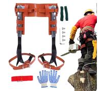 keloppasit Set di Ramponi per La Scalata degli Alberi, Ramponi per attività All'aperto, Attrezzatura Outdoor Regolabile in Altezza per Potatura, Taglio, Raccolta Frutta, Gestione Frutteto E