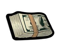 keloppasit Tappeto per camera da, zerbino con banconota da 100 dollari, tappeto da cucina, in morbido velluto di, antiscivolo, decorazione per la stanza, 50 x 80 cm