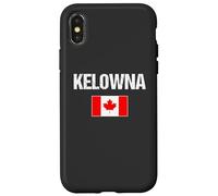 Kelowna Columbia Britannica Bandiera Canadese Canada Custodia per iPhone X/XS