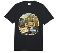 Kelp ID Morning Alghe sulla Costa Comfort Colors Adult Heavyweight T-Shirt