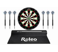 Keltik Ravencore Set Freccette Steel con Dartboard 6 Freccette & Dartmat 290 cm