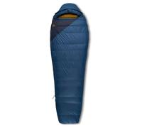 Kelty - Cosmic 20 - Sacco a pelo in piuma 214 x 82 cm - Long Zip: Right blu/verde